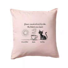 Jsem nenáročný člověk. Ke štěstí mi stačí sluníčko kafe kočka