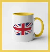 Britská vlajka roztrhaná