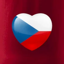 České srdce - vlajka