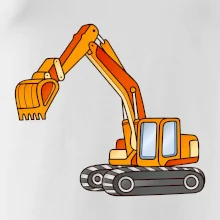 Bagr bez nápisu oranžový