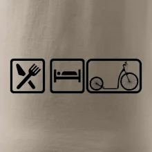 Eat sleep koloběžka velké a malé kolo