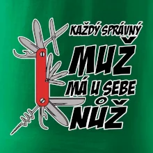 Každý správný muž, má u sebe nůž Každý správný muž, má u sebe nůž