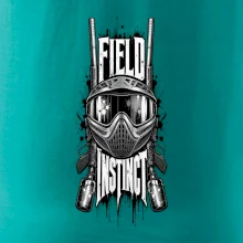 Černobílá maska field instinct paintball