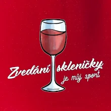Zvedání skleničky je můj sport