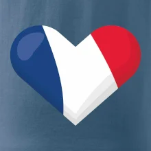 Francouzská vlajka srdce