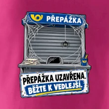 Přepážka uzavřena běžte k vedlejší