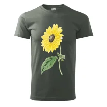 Slunečnice otočená