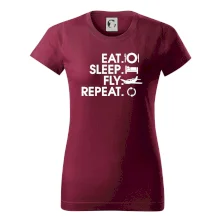 Eat sleep fly repeat