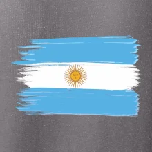 Argentina vlajka kreslená štětkou