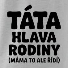 Táta - hlava rodiny  (máma to,  ale řídí)