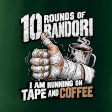 Randori 10 rounds tape and coffee