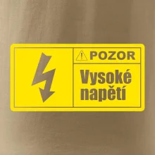 Pozor vysoké napětí
