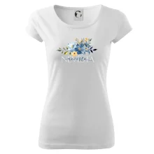 Nevěsta květy modré