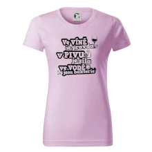 Ve víně je pravda, v pivu síla, ve vodě bakterie