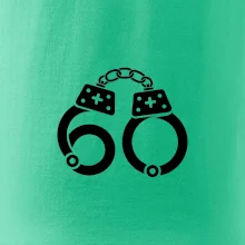 Narozeninové tričko pro policajta - pouta 60