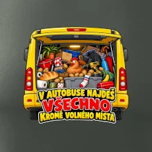 V autobuse najdeš všechno kromě volného místa