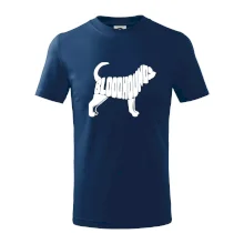 Bloodhound nápis v těle