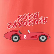 Budu závodník červené staré auto