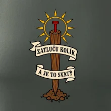 Geodet zatluču kolík a je to svatý