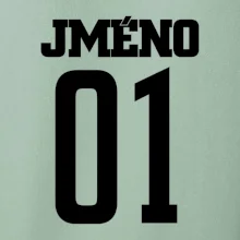 Florbalový  dres - vlastní jméno a číslo