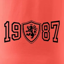 Narozeninový motiv - znak - 1987