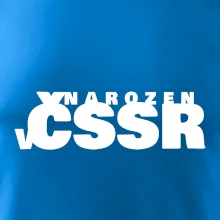 Nápis - Narozen v ČSSR