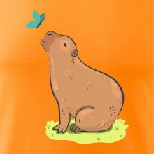 Kapybara a motýlek