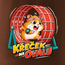 Běžecký křeček na oválu