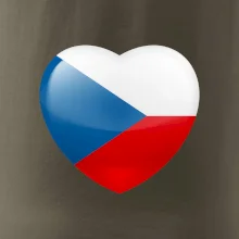 Česká vlajka srdce