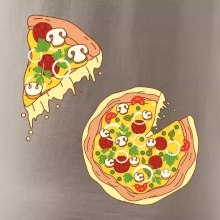 Pizza + Pizza kousek