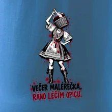 Streetart - Večer malérečka, ráno léčím opicu