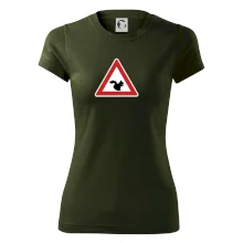 Dopravní značka - Pozor veverka