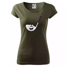 Parové triko - Golfová hůl a míček