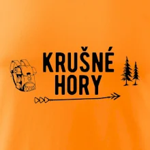 Krušné hory nápis