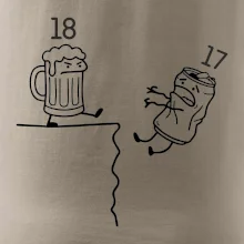 Pivo narozeniny - útes 18 let