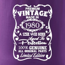 Vintage Etiketa - 1980