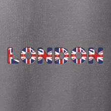 Nápis London vlajka