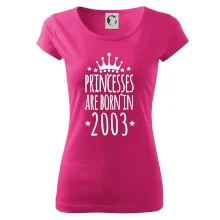 Princesses are born in 2003