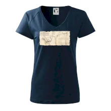 Mapa Báňské dráhy z Moravské Ostravy do Doubravy