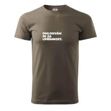 OMLOUVÁM SE ZA UPŘÍMNOST.