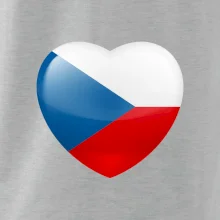 Česká vlajka srdce