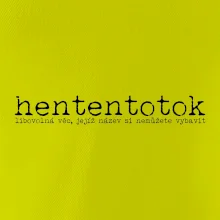 Čeština 2.0 - hententotok