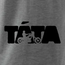 Táta nápis - motorka chopper