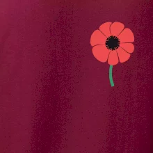 Vlčí mák ikonka na prsu