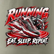 Běžecká bota se stopkami eat sleep repeat