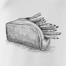 Školní penál kreslený