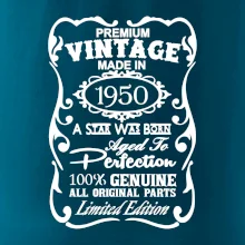 Vintage Etiketa - 1950