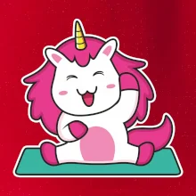 Yoga veselý jednorožec