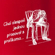 Chci alespoň jednou pracovat s profíkama