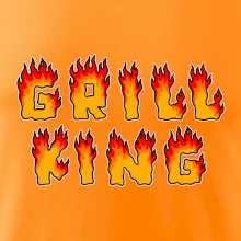 Grill King ohnivý nápis